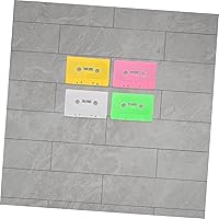 Vista 5 de Toyvian 4 piezas de cinta de casete vintage para decoración de pared, casetes de audio en blanco, decoración de fiesta de música retro