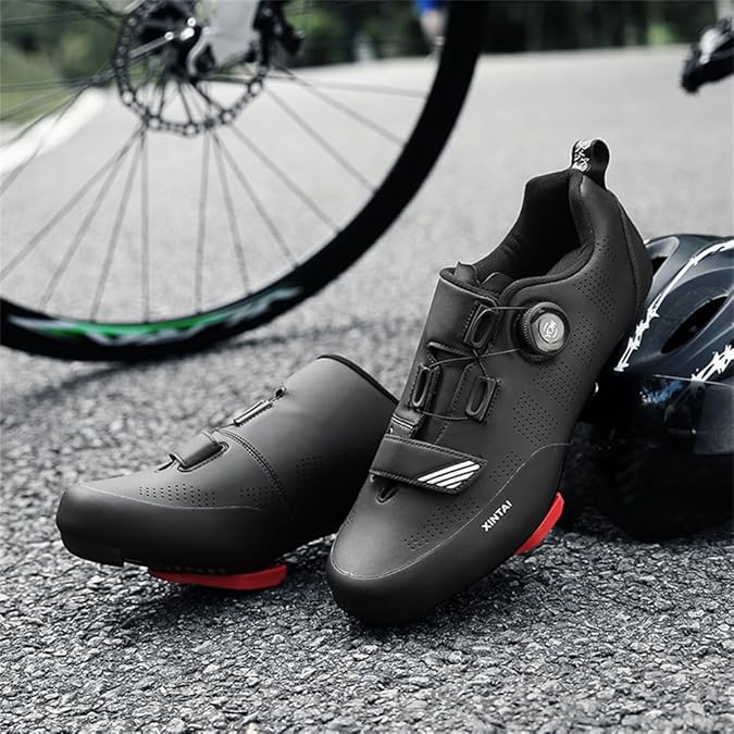 Scarpe Da Ciclismo Hixingo Uomo/Donna - Per Strada E MTB, SPD Compatibili, Traspiranti