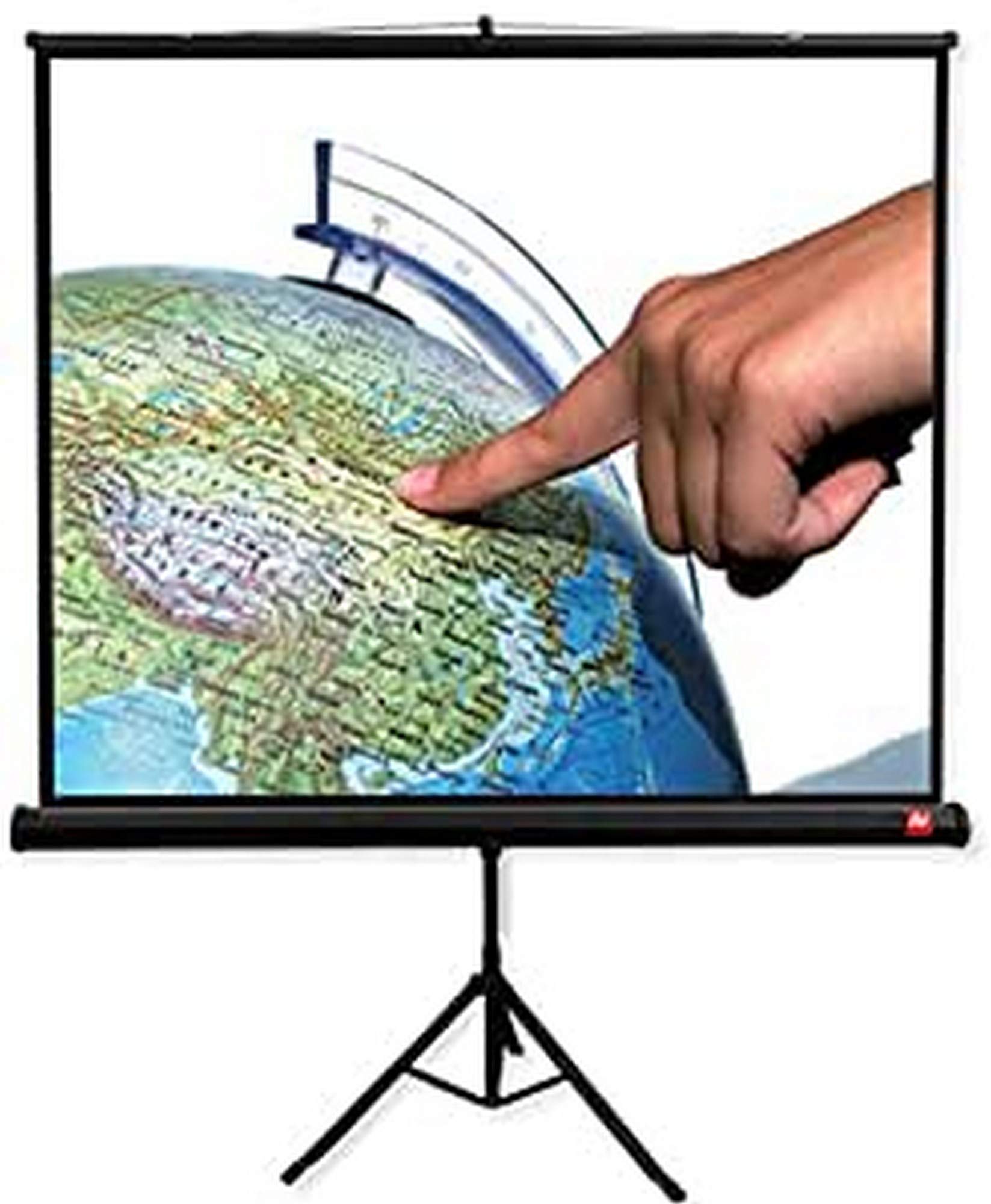 Avtek InternationalTripod Pro 200 – Projector Screen (Black, White, Black)