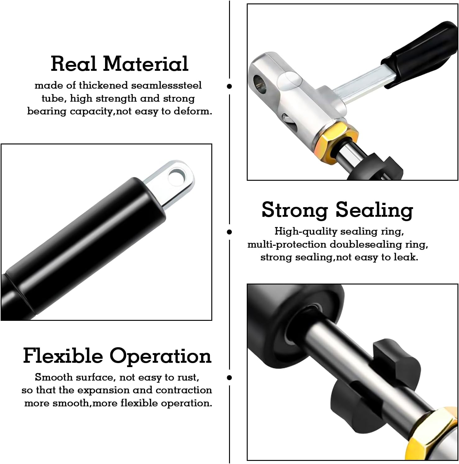 709402419 Steering Column Adjustment Cylinder Shock, Compatible with Can-Am Commander 700 800 1000 Maverick 1000R X3 Turbo Trail 700 1000 Defender HD7 HD9 HD10, Replace 709400656 709402506
