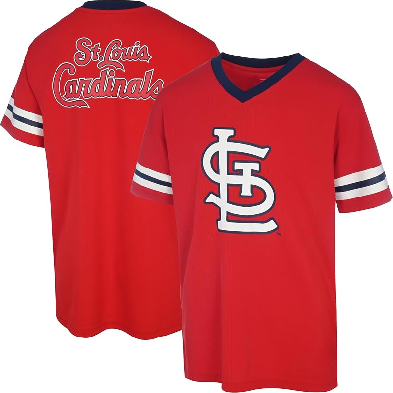 MLB Kids Youth 4-20 Official Primary Logo Ballpark Team Jersey