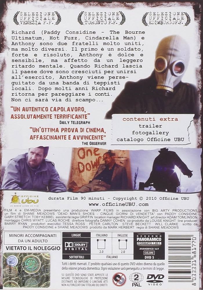 Amazon.com: dead man's shoes - cinque giorni di vendetta dvd