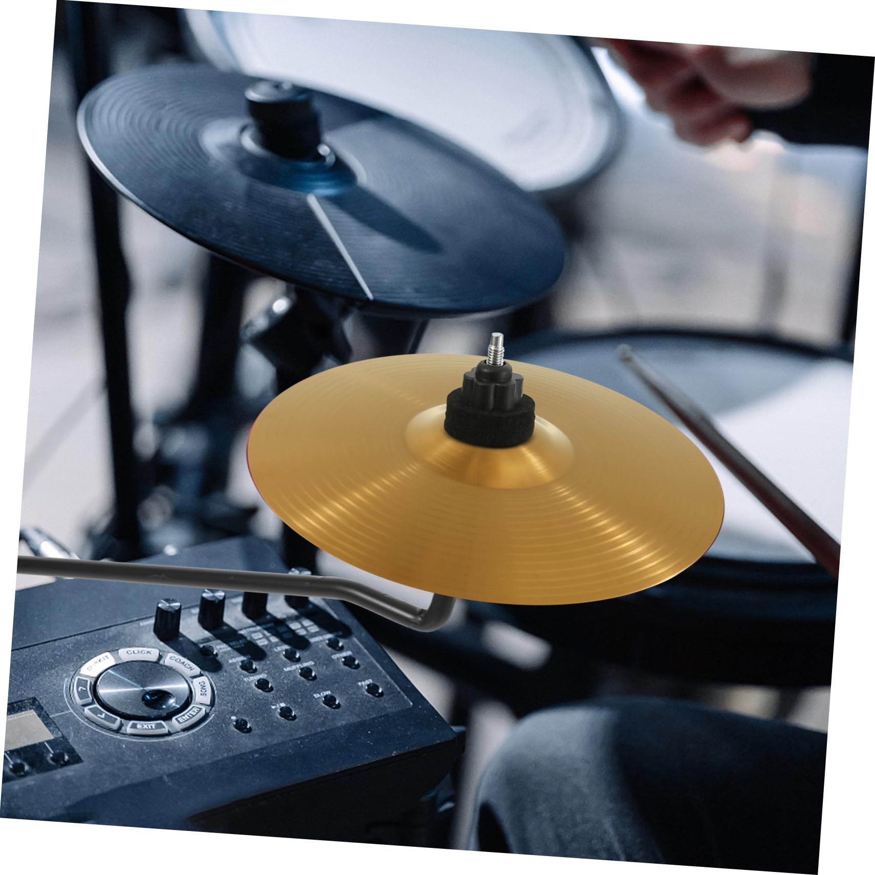 BESTonZON Supporto Muro Per Piatti Da Batteria Sostituzione Resistente Supporto Per Esibizioni Di Strumenti Percussione Facile Installazione e Compatibilità