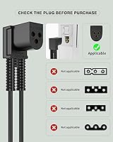 Vista 3 de Pedal de pie y cable de alimentación de repuesto para máquina de coser Singer 979314-031 Compatible con Singer Sewing Machine 2517C, 2950C, 3270C