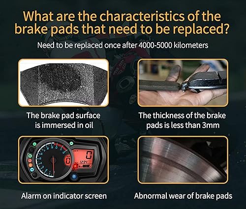 Miniatura 7 de Pastillas de freno de motocicleta, para POLARIS 455cc Diesel 4 x 4 EBS 1999 2000 pastillas de freno delanteras y traseras