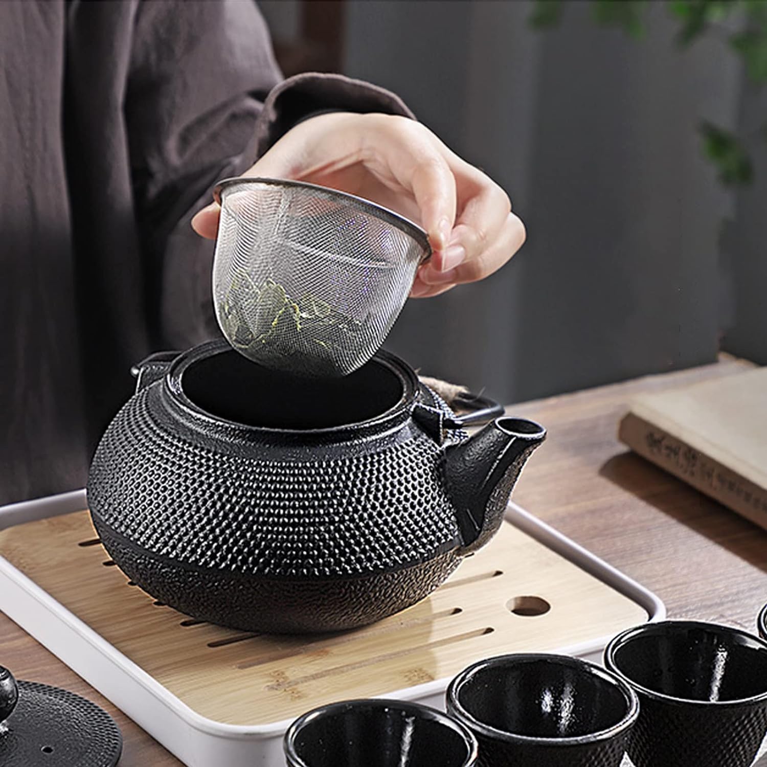 Amazon｜南部鉄器 鉄瓶 やかん ih 対応 直火可 南部鉄瓶 セット やかん