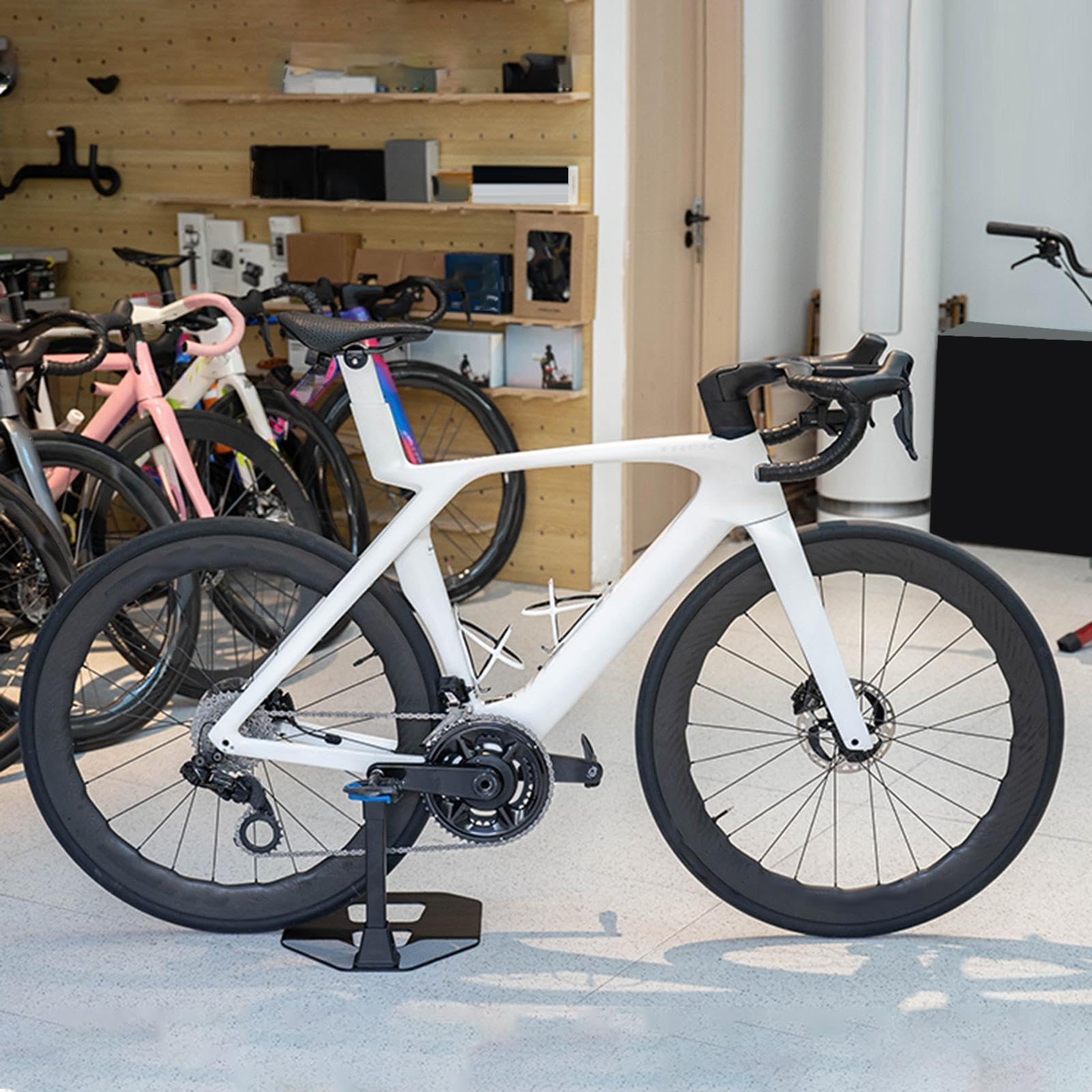 Portabici Da Pavimento Portabiciclette Da Pavimento | Portabiciclette A Pavimento Per , Bici Da Strada, Appartamento, Officina, Casa, Garage, Capannone,