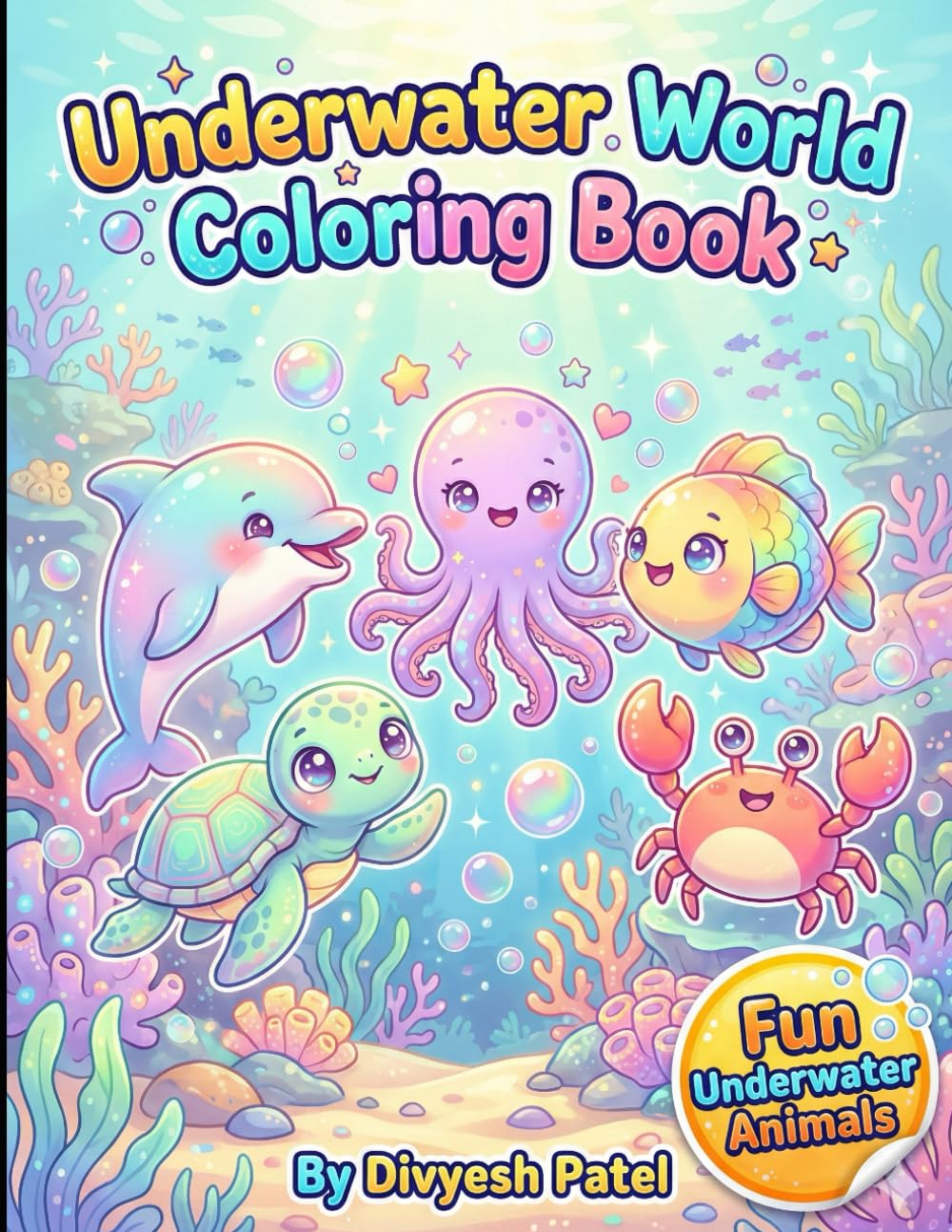 Underwater World Coloring Book