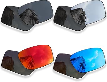 4 Pairs Polarized Replacement Lens for Ray-Ban Justin RB4165 54mm Sunglasses, Anti-Scratch and Impact Resistant