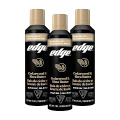 Edge Shave Gel for Men Cedarwood Shea Butter 7oz 3 Pack - Shaving Gel For Men That Moisturizes