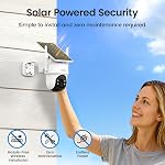 AOSU Security Cameras Outdoor Wireless, 4 Cam-Kit, No Subscription Required, Solar-Powered, Home Security Cameras System with 360° Pan & Tilt, Auto Tracking, 2K Color Night Vision, Easy Setup