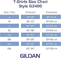 Vista 5 de Gildan Ultra Cotton - Camiseta de manga larga para adultos, de algodón, estilo G2400, paquete múltiple