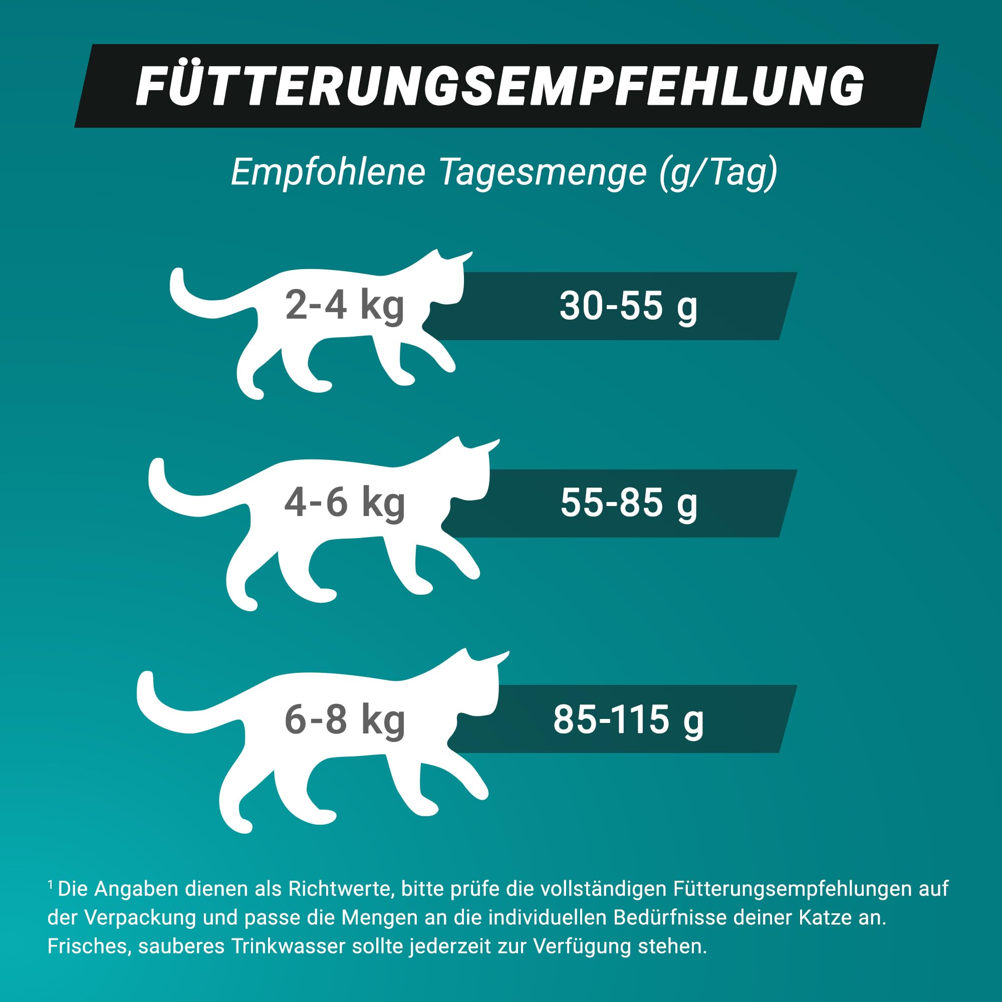 PURINA ONE High Protein, Katzenfutter trocken, reich an Lachs, 6 x 900g | Katzenfutter trocken