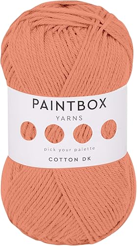 Miniatura 34 de Paintbox Yarns Hilo DK 100% Algodón 1.76oz (50g), 137 Yardas (125m) - Vino Tinto para Crochet, Tejer - Hilo Suave y Ligero de Doble Punto para Ropa