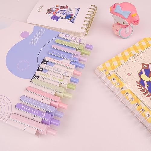 Miniatura 8 de COLNK Bolígrafos de tinta de gel de 0.020 in, tinta negra, punta fina con agarre suave y cómodo, escritura suave para tomar notas, juego de