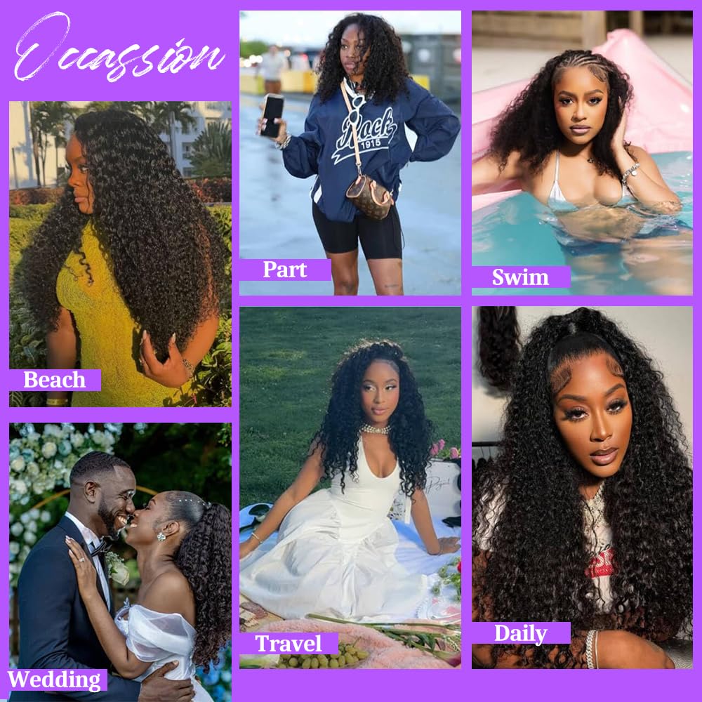 Curly Clip-In Human Hair Extensions, Brazilian Remy Hair