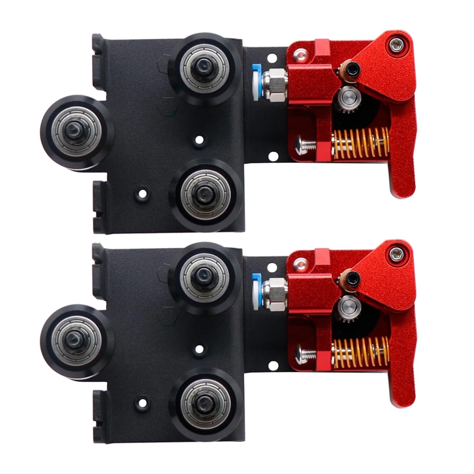 Upgrade CR10S Pro Dual Gear Direktantrieb-Extruder-Stützplatten-Kit, Easy Print Flexible Filament for Ender3/Ender3 Pro/CR10/10S(Extruder Plate Kit)