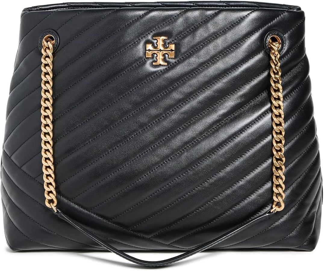 【新品】TORYBURCH KIRA CHEVRON 黒 NEW Tory Burch Kira Chevron Black SMALL Convertible Shoulder Bag