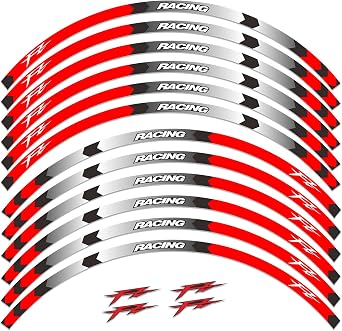 Motorcycle Rim Stripes Decals Wheel Sticker Reflective Tape for Yamaha FZ1 FZ6 FZ-07 FZ8