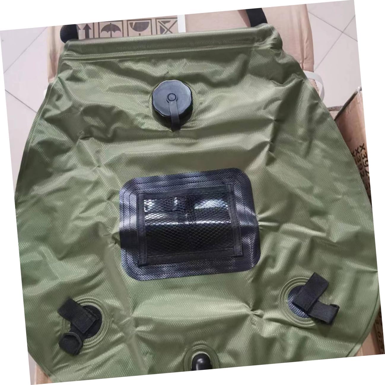 20l Portable Solar Heated Shower Bag for Camping Outdoor Shower with Water Heating for Hiking and Beach Use