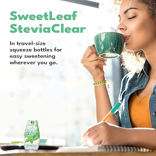Miniatura 7 de SweetLeaf Sweet Drops - Edulcorante líquido de stevia esteviaclear 17 onzas paquete de 2