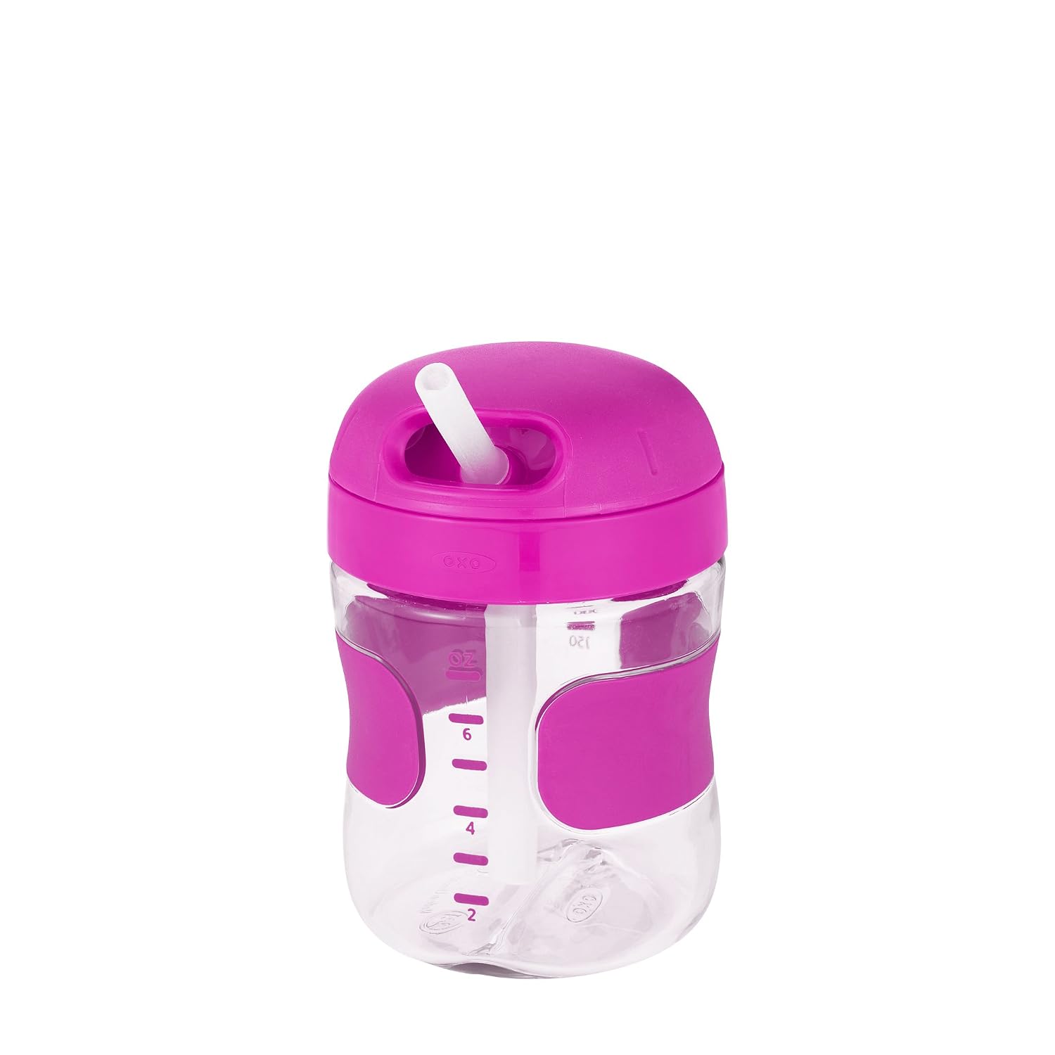 OXO Tot Twist Lid Straw Cup (7 oz.) - Pink image 4