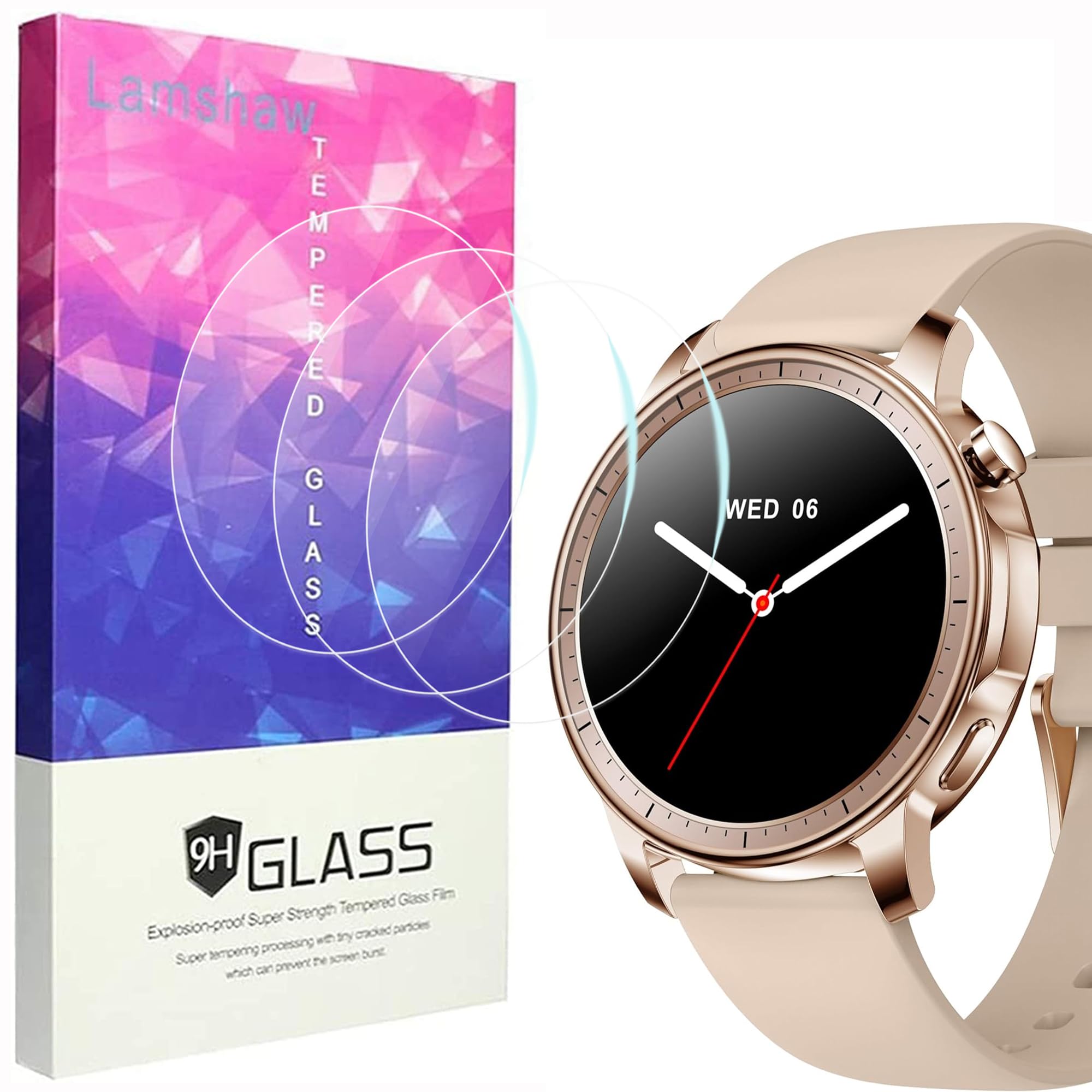 Amazon.co.jp: Lamshaw for MONOMAM CHIC スマートウォッチ 保護