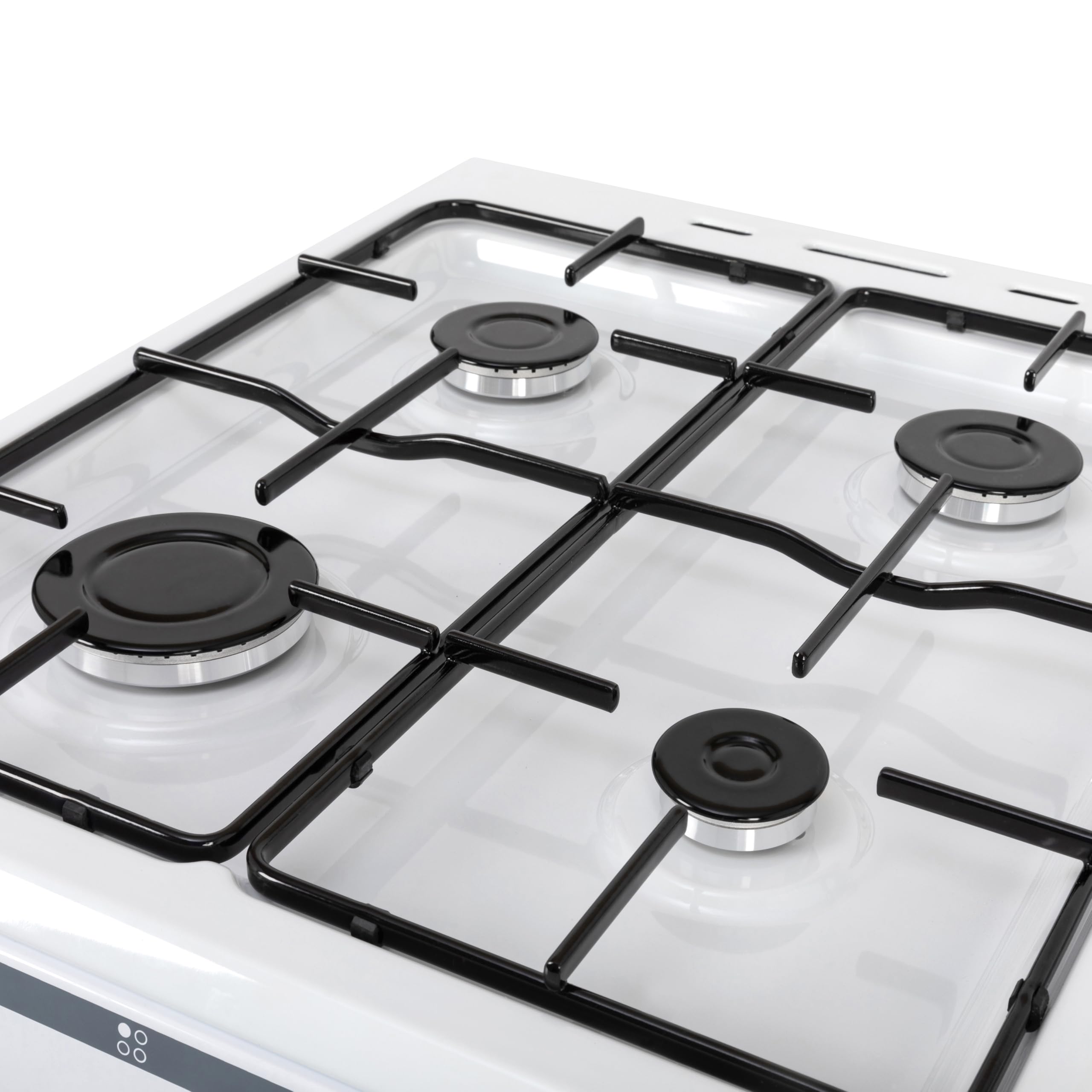 Willow WGS50CW 50cm Freestanding Single Cavity Gas Cooker with 4 Burners - White — view 7
