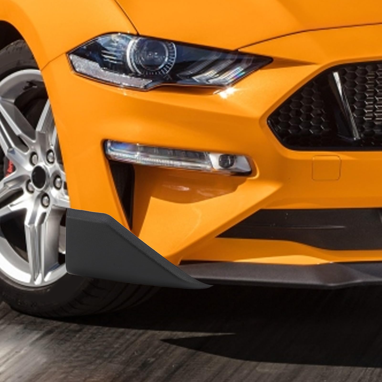 Spoiler Angolare, Migliora Aerodinamica e Stile Sportivo Splitter Labbro ABS Universale for Auto Stradali Tuning, Miglioramento Estetico e Personalizzazione Veicoli