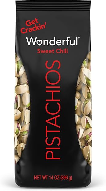 Wonderful Pistachios, In-Shell, Sweet Chili Nuts, 14oz