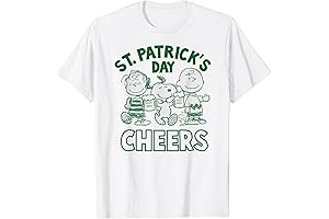 Snoopy St. Patrick's Day Charlie Brown Cheers T-Shirt