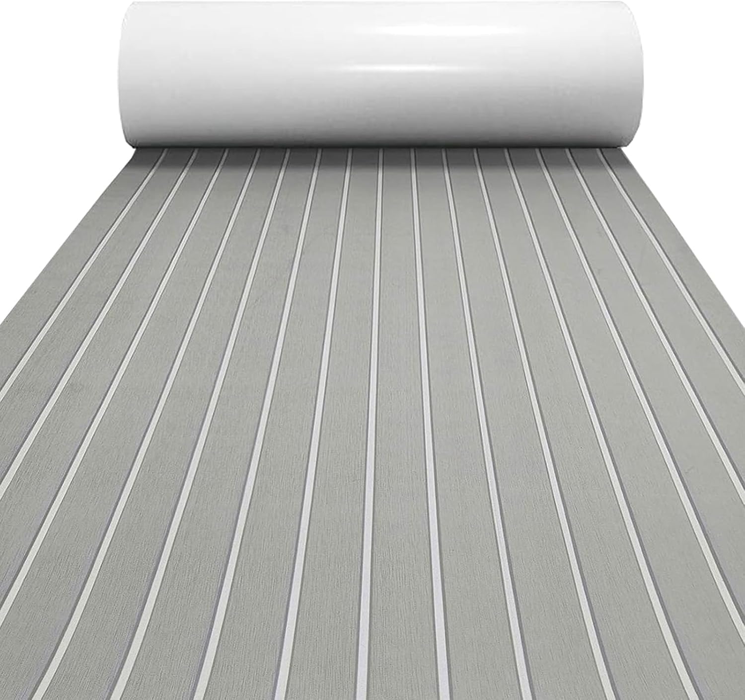 90 × 240 cm EVA sintetico barca Decking foglio Yacht Marine Flooring Tappeto antiscivolo con adesivo di supporto, bordo smussato