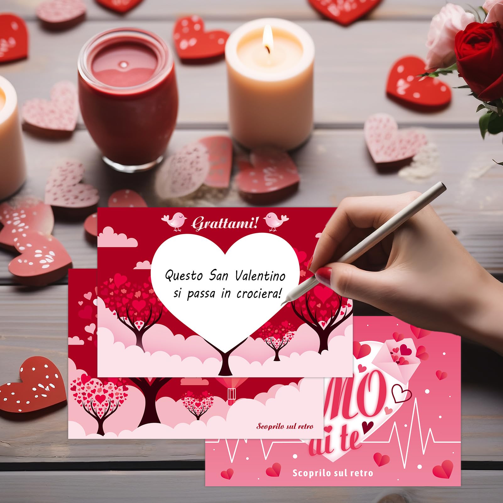 Biglietti da grattare e grattare per lui/lei, divertenti biglietti da grattare per anniversario, regalo maleducato per lui San Valentino con corso