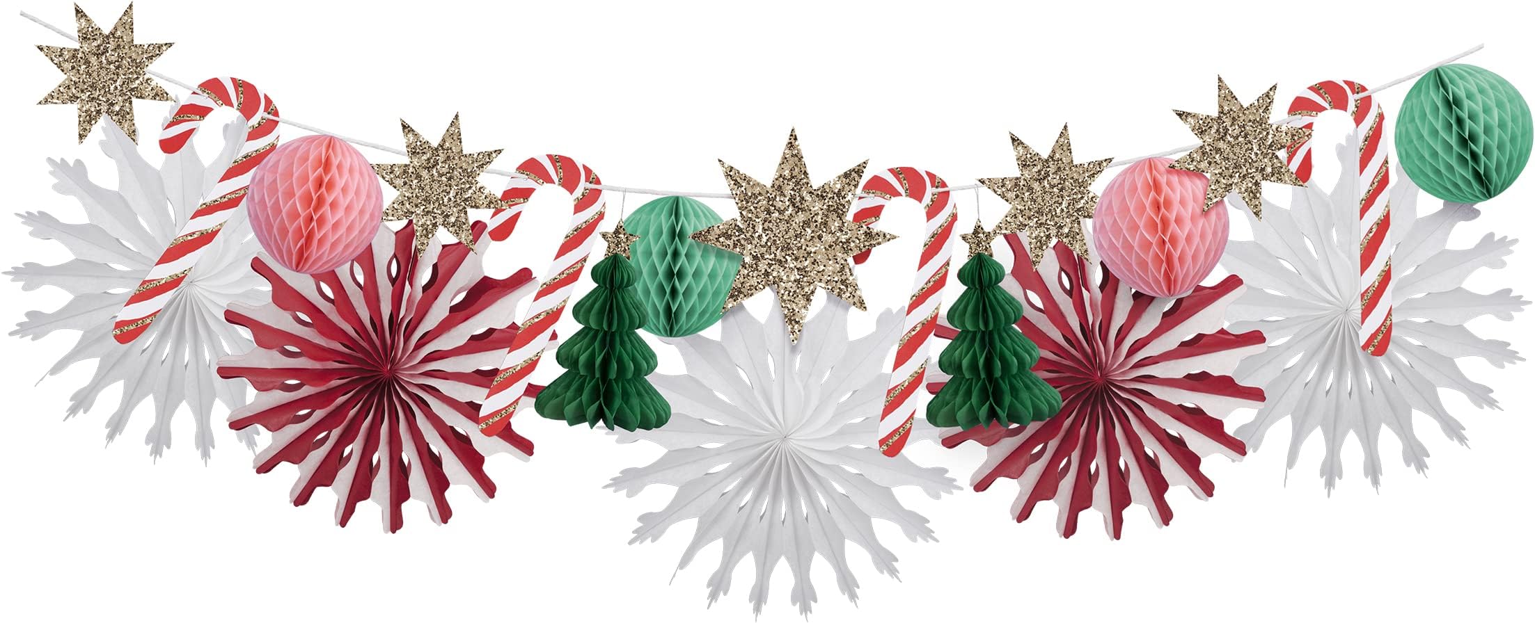 Meri Meri Christmas Honeycomb Garland