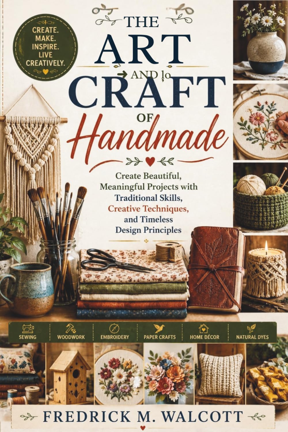 The Art and Craft of Handmade: Create Beautiful, Meaningful Projects with Traditional Skills, Creative Techniques, and Timeless Design Principles