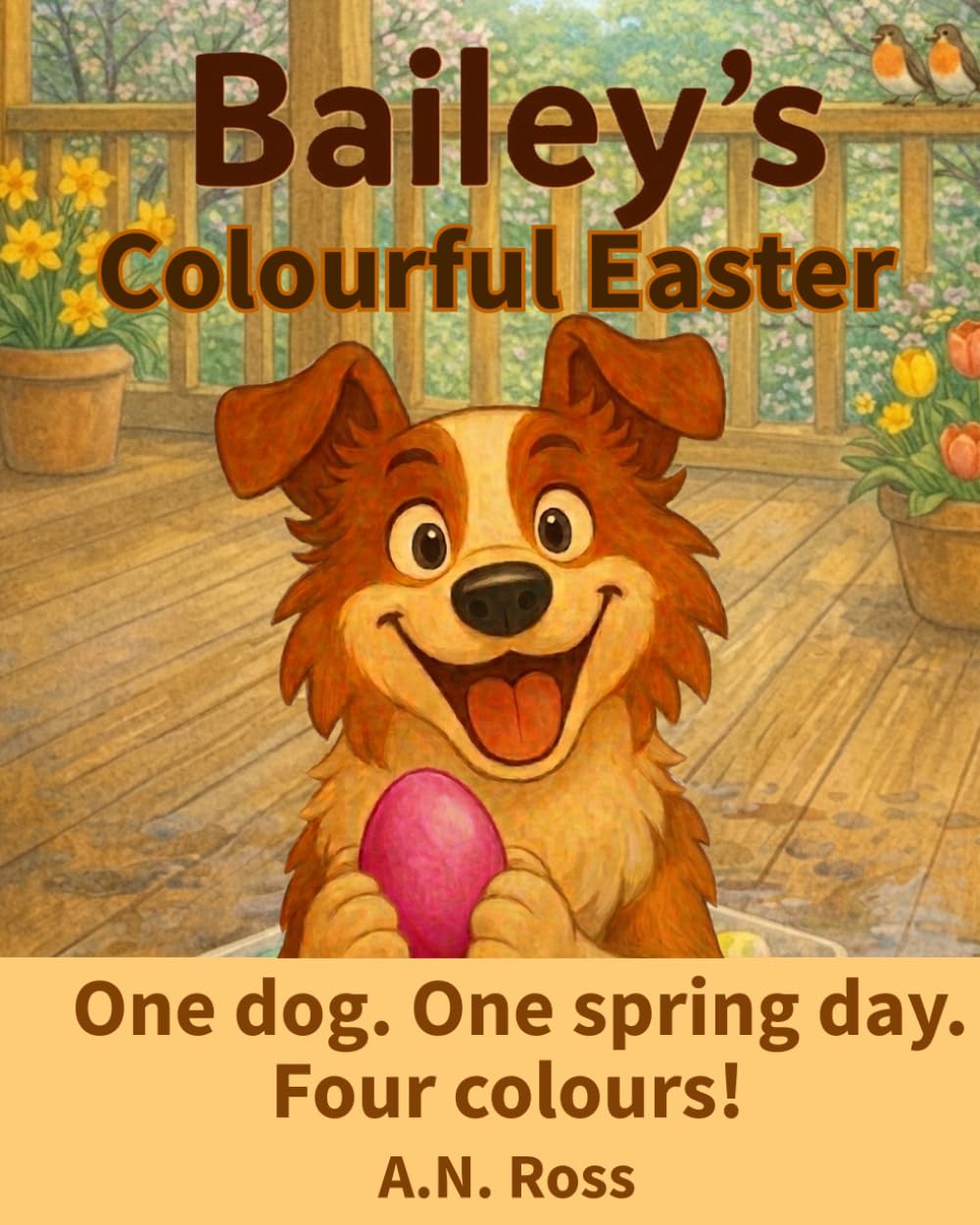Bailey's Colourful Easter: One dog. One spring day. Four colours! (Bailey's Colourful Book Series)