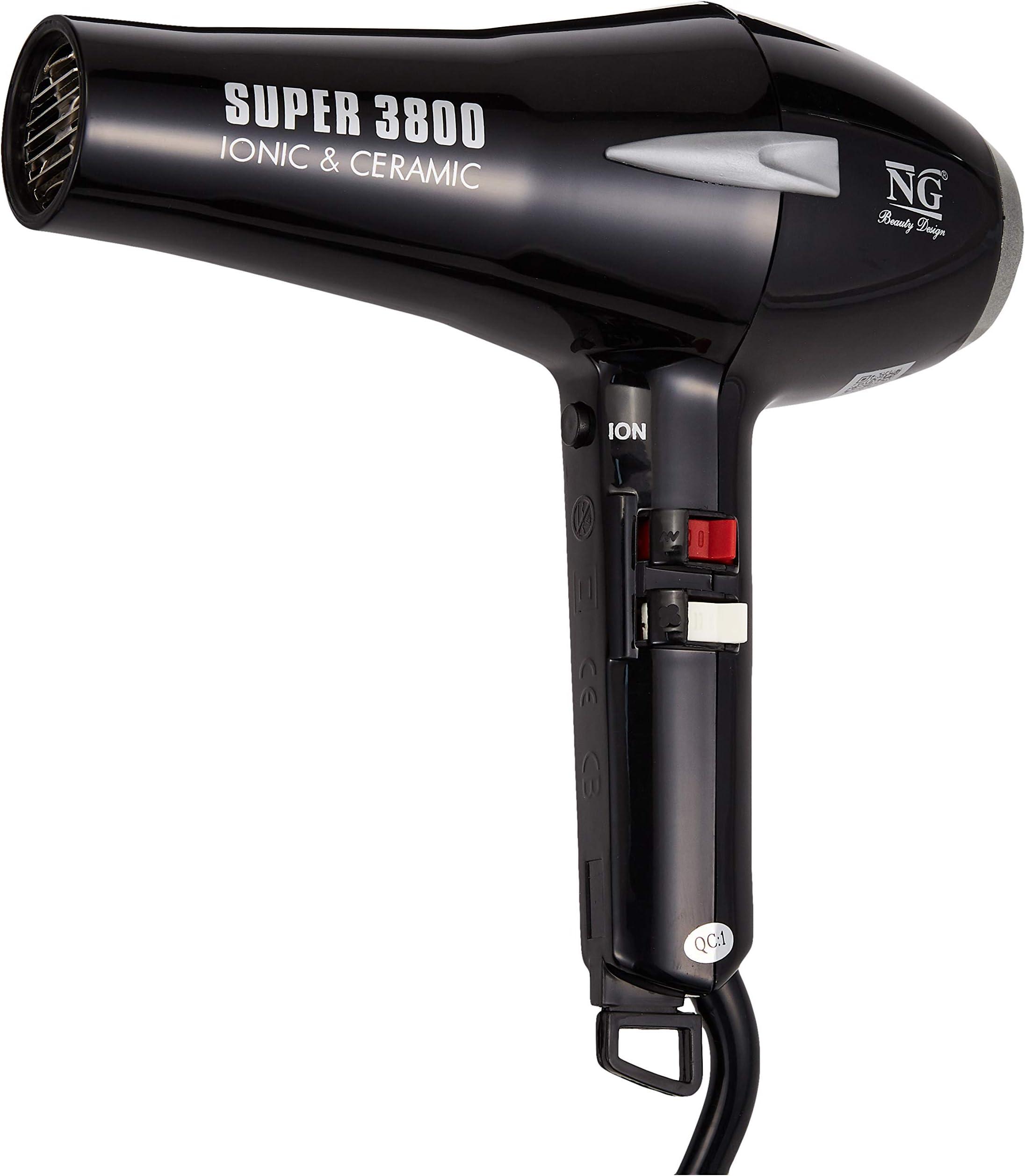 NG Beauty Design super energy 3800 hair dryer 