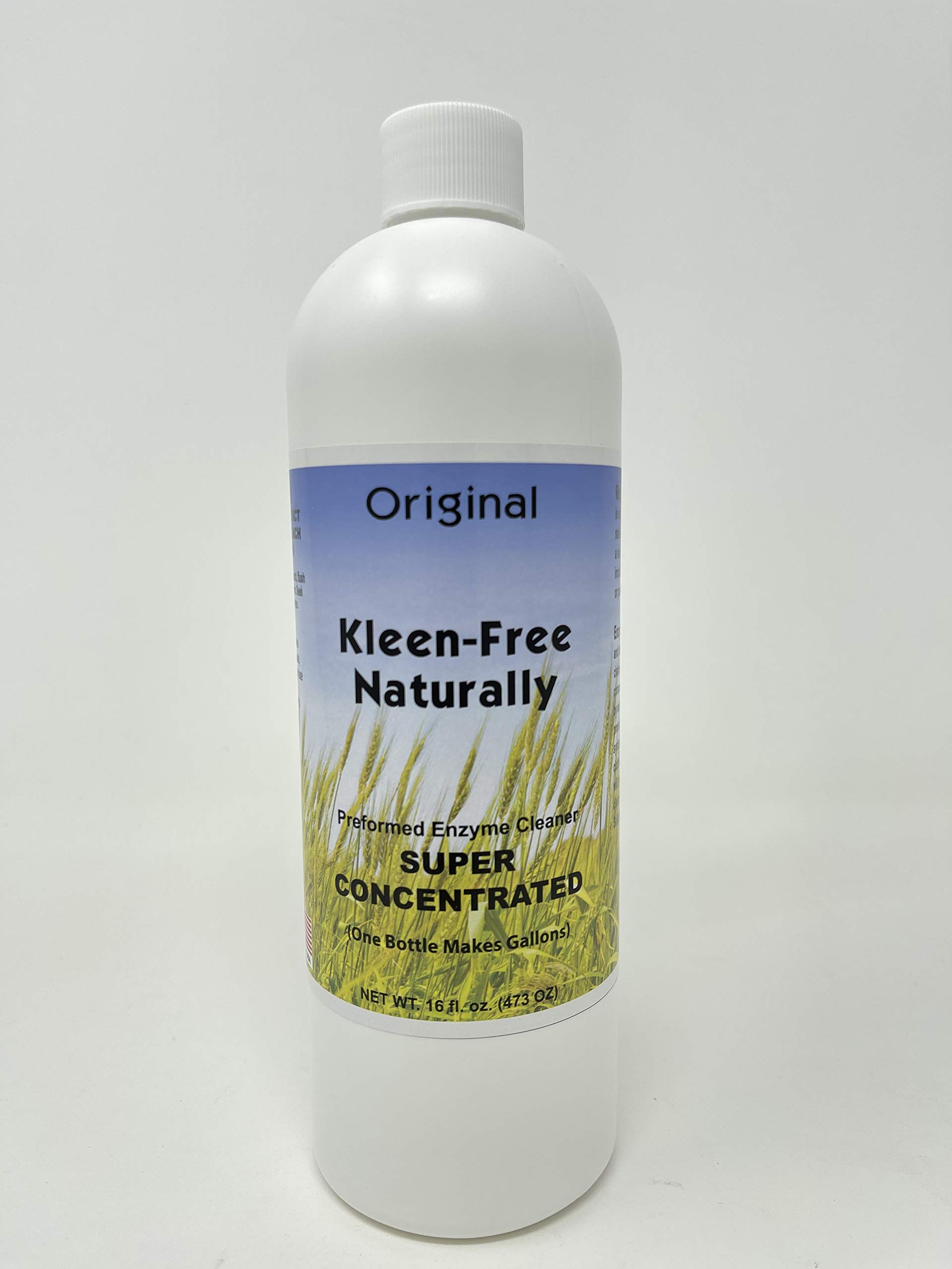 16oz Concentrate Kleen Free Naturally, Natural, Enzyme Solution and