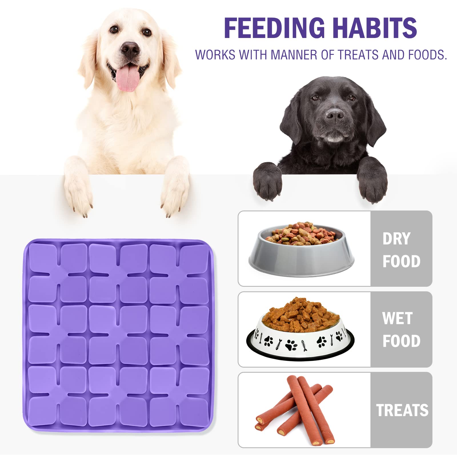 Sniffing Mat for Dogs Silicone Lick Mat, Dog Feeding Mats, Sniffing Carpet, Slow Feeding Bowls, Dog Sniffing Mat - Image 2