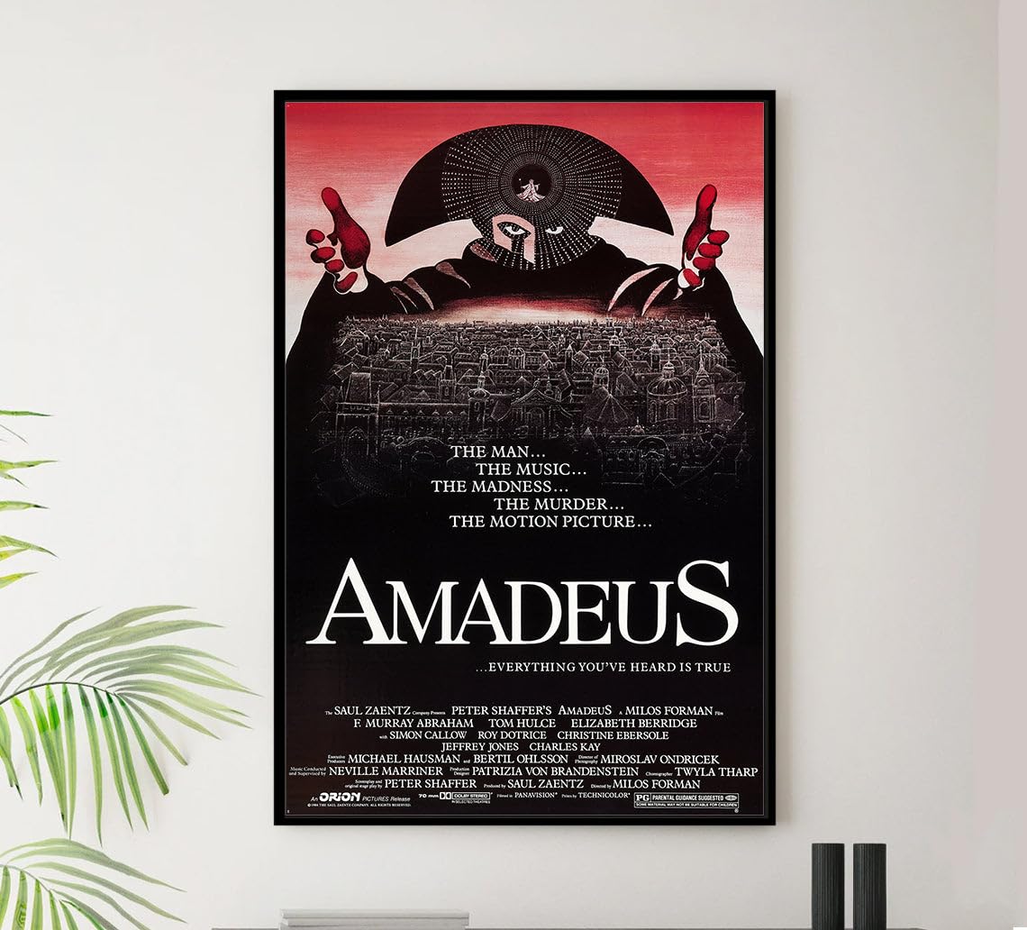Amazon.com: Amadeus 1984 - Vintage Classic Movie Poster-12 x 18