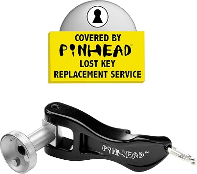 Pinhead Bicycle Locking Skewer Set, 2 Pack, Silver (PH-110) | bike-stems-and-parts