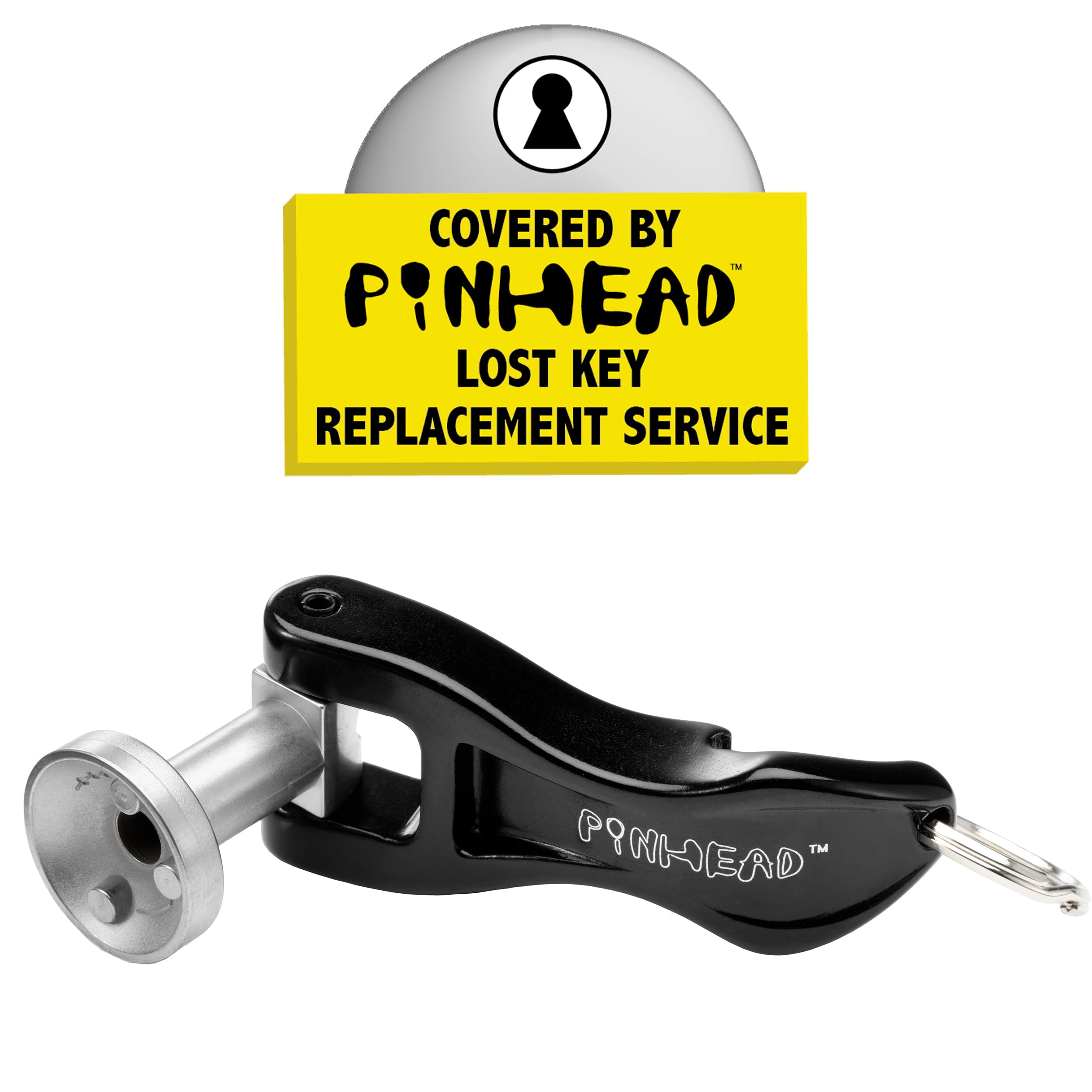 Amazon.com: Pinhead Bicycle Locking Skewer Set, 2 Pack, Silver (PH