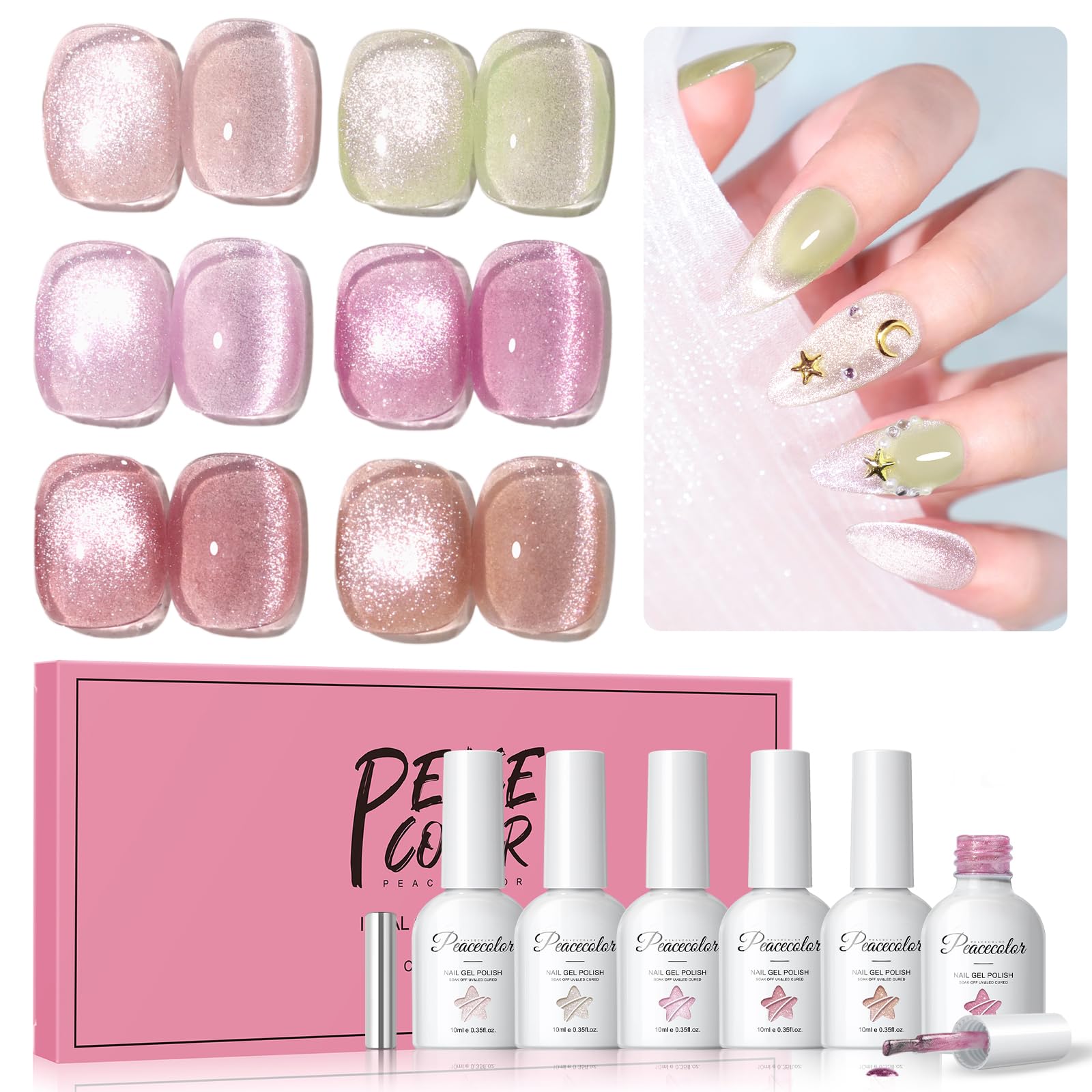Cat Eye Nail Magnets - Create Stunning Designs -21