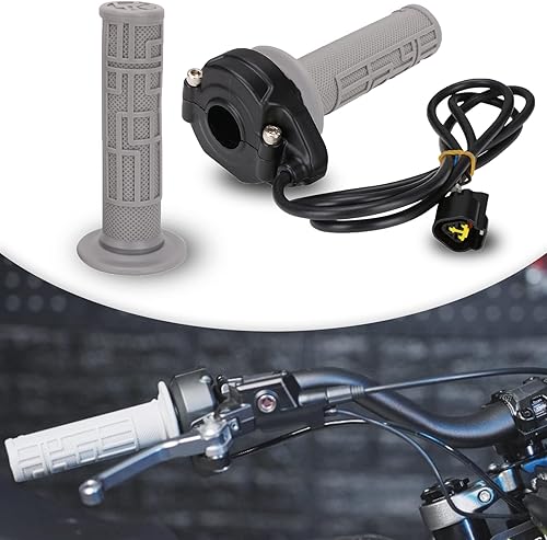 Sur Ron - Conjunto de tubo de acelerador + empuñaduras de acelerador eléctrico de 78 pulgadas y 0.866 in para manillar de motocicleta Sur Ron Light