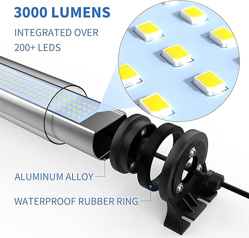 Miniatura 9 de La luz a prueba de explosiones de 20W IP66 llevó la luz del tubo de trabajo de la luz de la máquina Iluminación industrial para la máquina CNC 110V