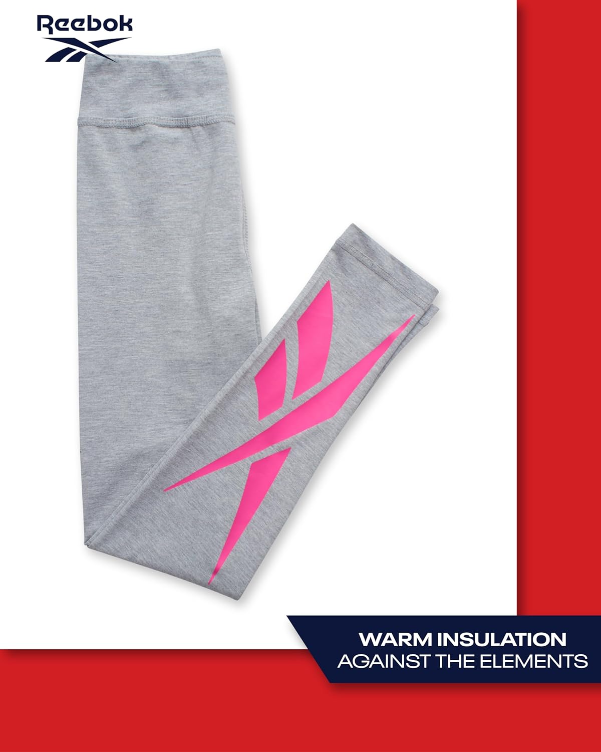 Reebok Active Girls Leggings Set - 3 Piece Athletic Crew Neck Short Sleeve TShirts Sweatshirt and Legging Pants for Girls - Image 5