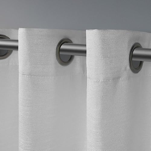 Miniatura 3 de Exclusive Home Curtains Virenze par de paneles de cortinas para ventanas de seda de imitación