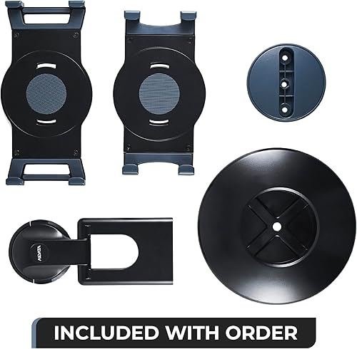 Miniatura 9 de Aidata Soporte para tableta compatible con iPad, iPad Mini y la mayoría de tabletas de 6 pulgadas a 13 pulgadas, soporte comercial ajustable con