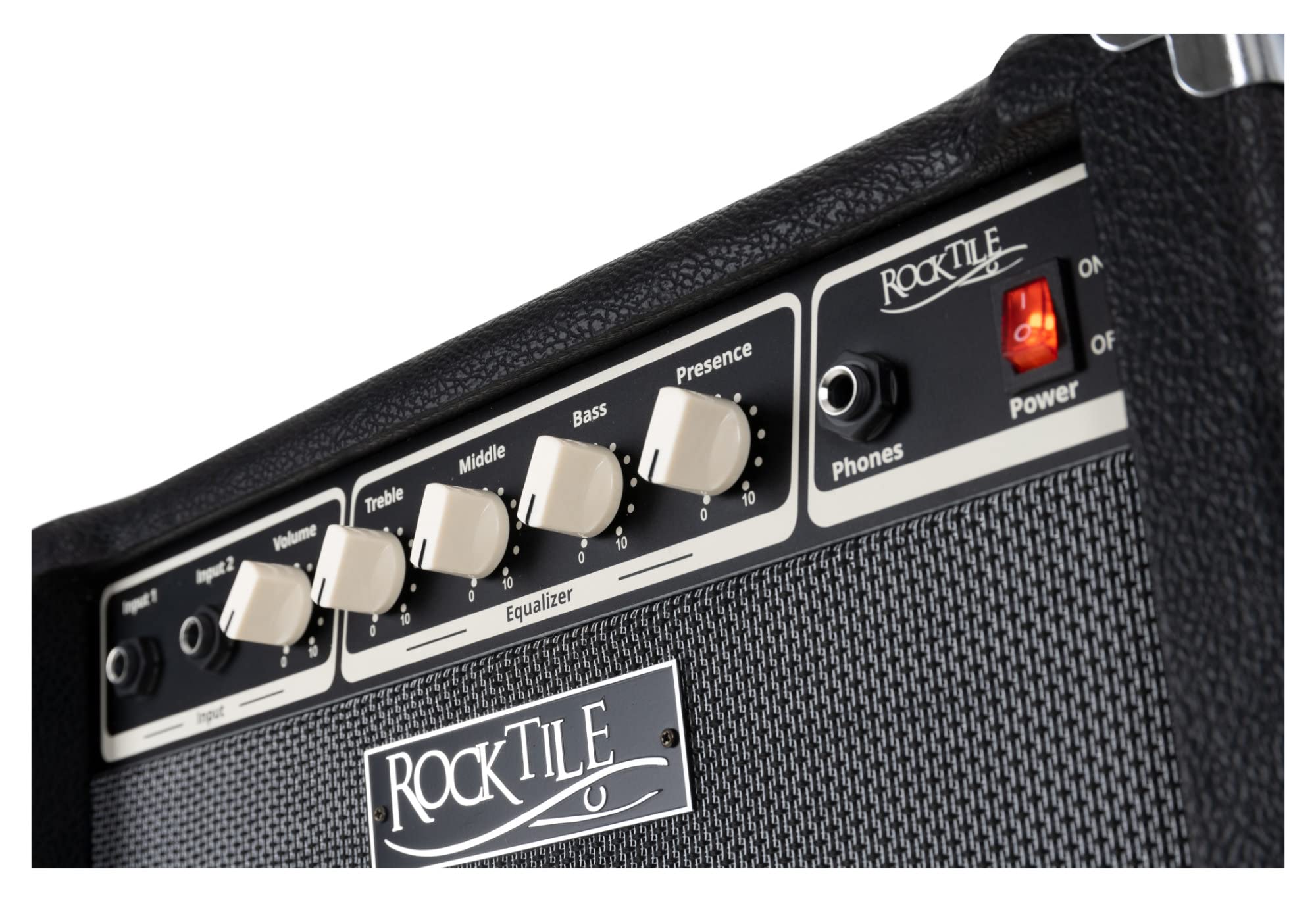 Rocktile BA-30 Jaco Basscombo 30 Watt - Bassverstärker im Combo-Format - Für aktive und Passive Bässe - Leistung: 30 Watt RMS - 10" Lautsprecher - 3-Band Equalizer mit Presence-Regler - Schwarz