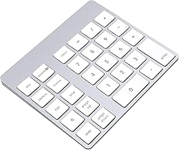 Rytaki 28-Key Rechargeable Aluminum Bluetooth Wireless Keypad Number Pad Keyboard for iMac, MacBook Air, MacBook Pro, MacBook, and Mac Mini - coolthings.us